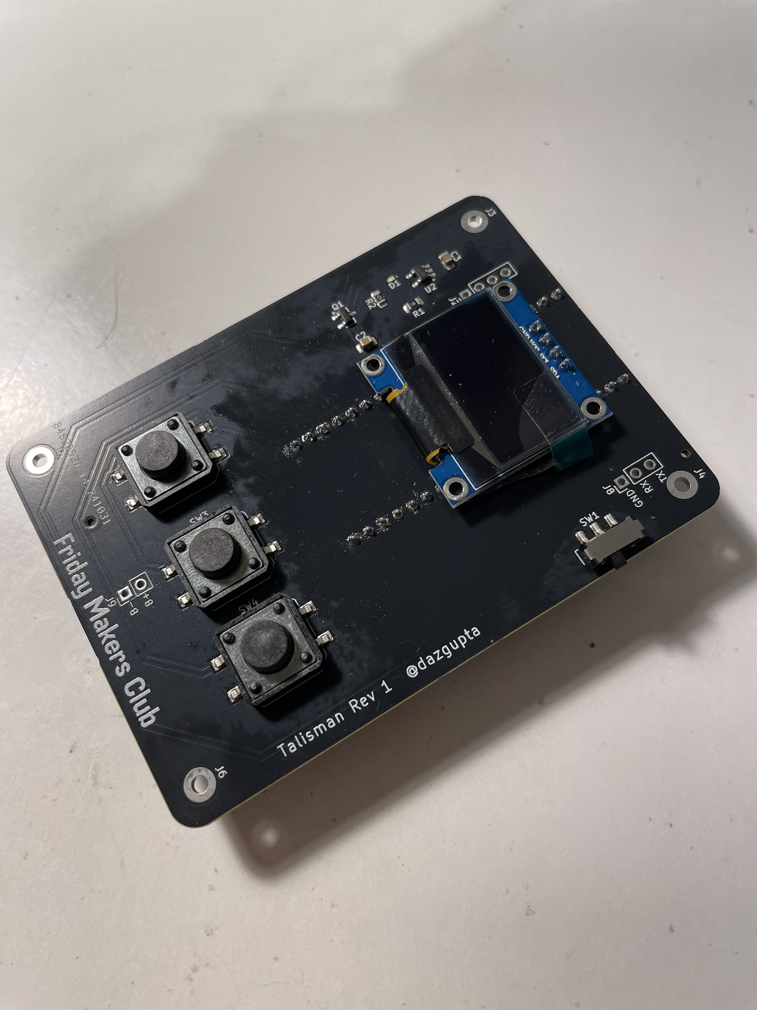 Final PCB construction